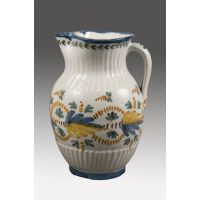 Jarro en cerámica de Talavera, S. XIX. · Ref.: ID.348