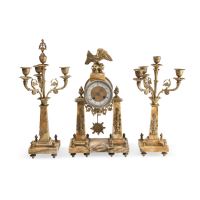 Reloj de sobremesa con guarnición, estilo Luis XVI... · Ref.: ID.393