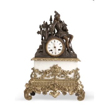 Reloj de sobremesa Luis Felipe, S. XIX. · ref.: ID.395