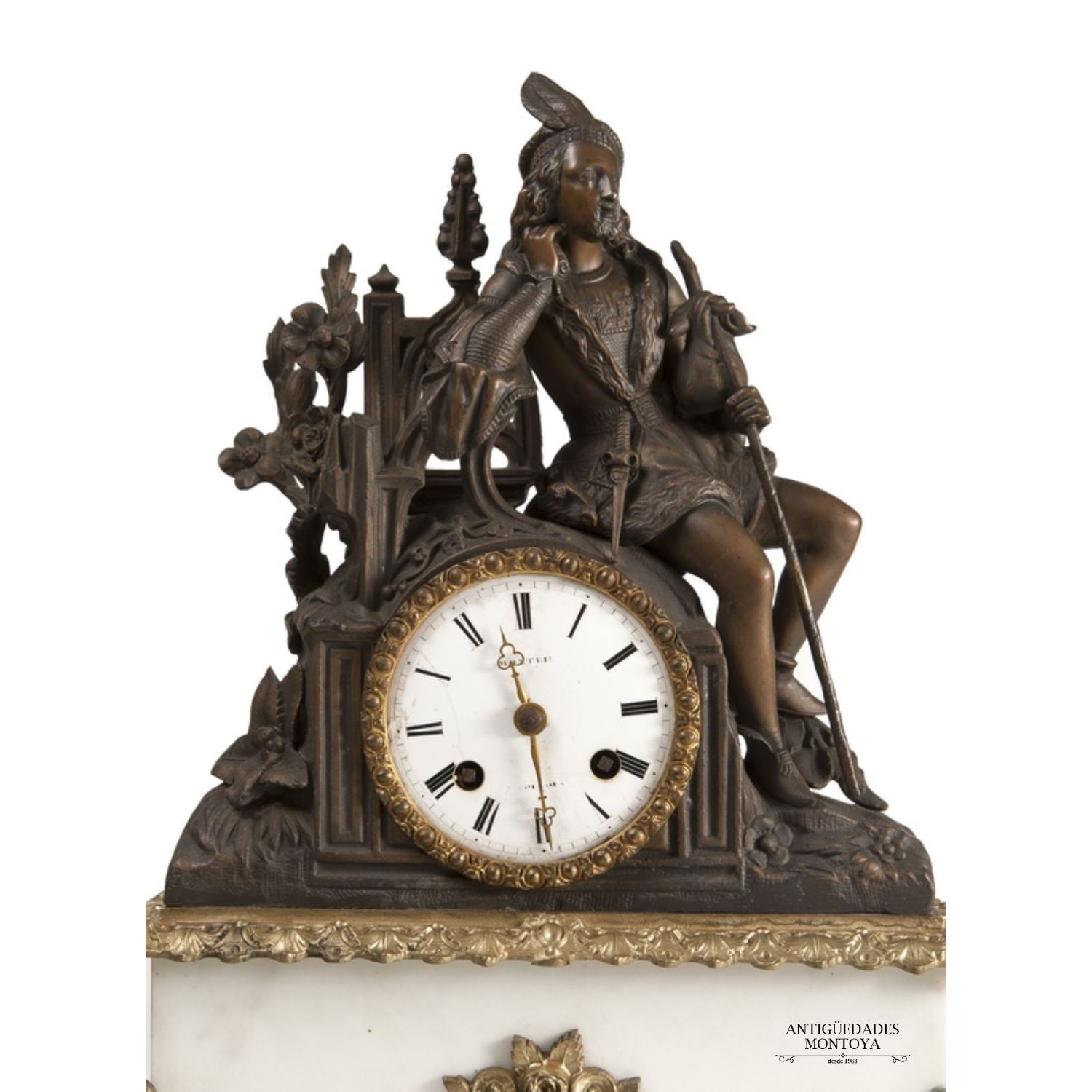 Table clock Luis Felipe, S. XIX.