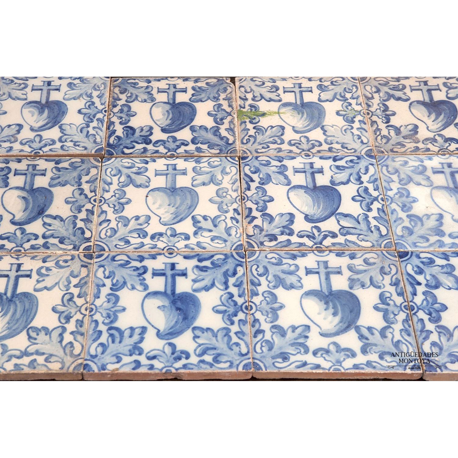 Conjunto de azulejos valencianos, S. XVII.