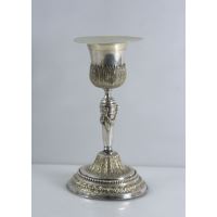 Silver chalice with paten, circa 1900. · Ref.: ID.448