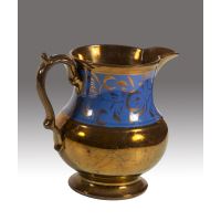 Enameled ceramic jug in golden reflection of B ... · Ref.: ID.465