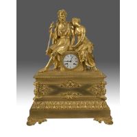 Table clock Luis Felipe, S. XIX. · Ref.: ID.483
