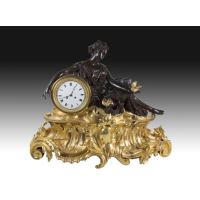 Reloj de sobremesa, Francia, S. XIX. · Ref.: AM0002856