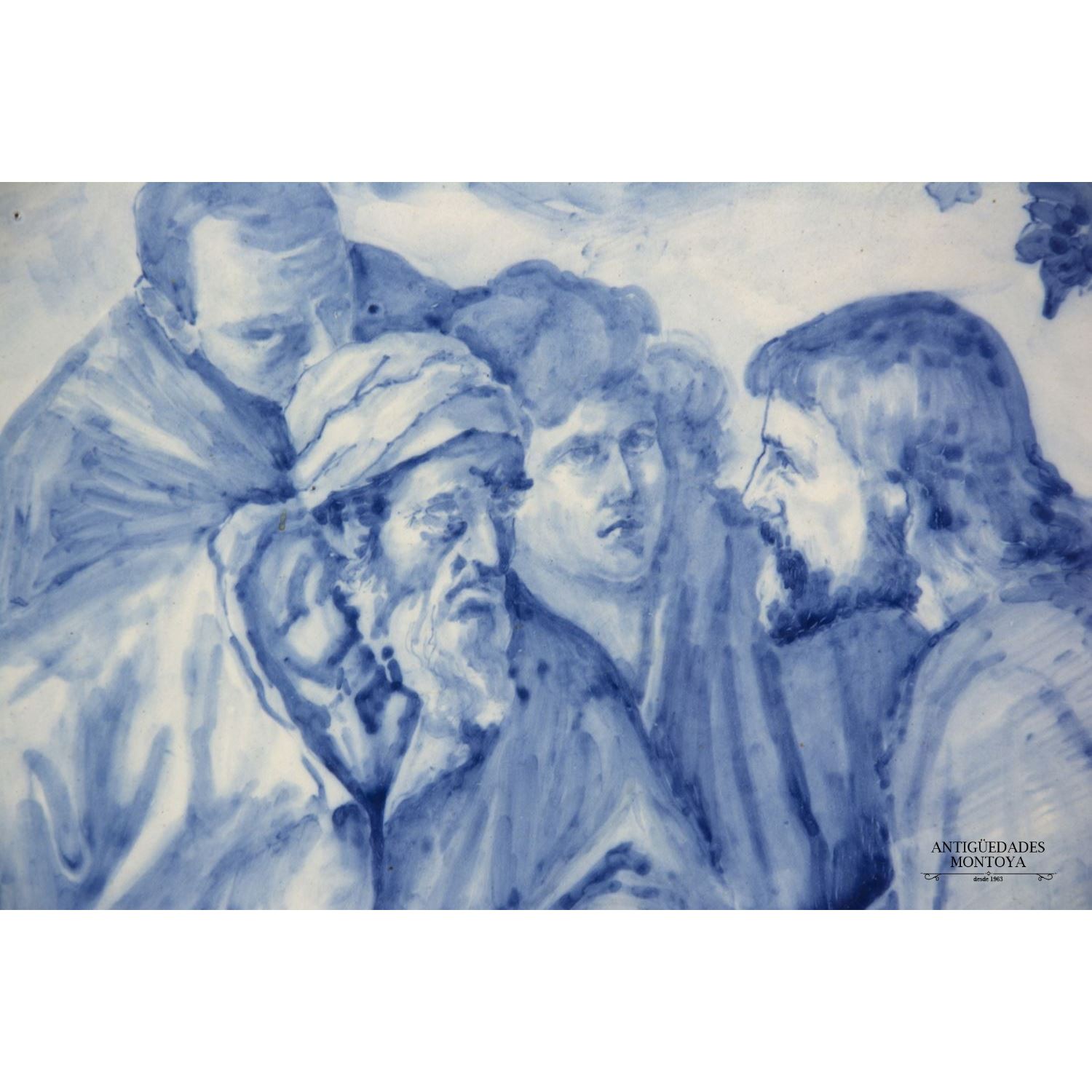 Azulejo religioso, Ruiz de Luna, S. XX.
