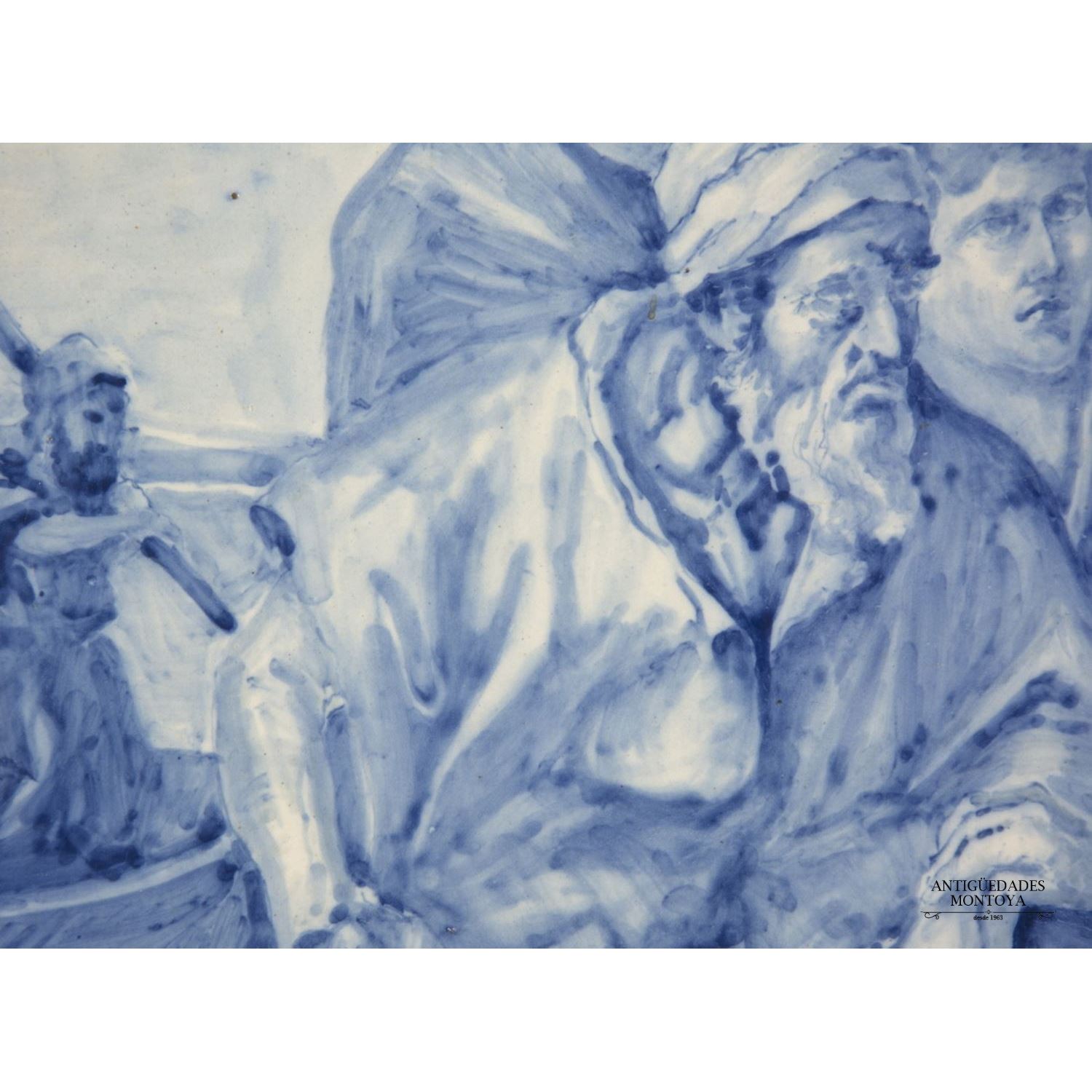 Azulejo religioso, Ruiz de Luna, S. XX.