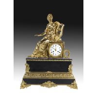 Reloj de sobremesa, estilo Louis Phillippe, S. XIX... · Ref.: AM0002718