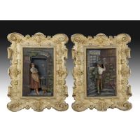 Pair of German reliefs, early S. XX. · Ref.: AM0002754