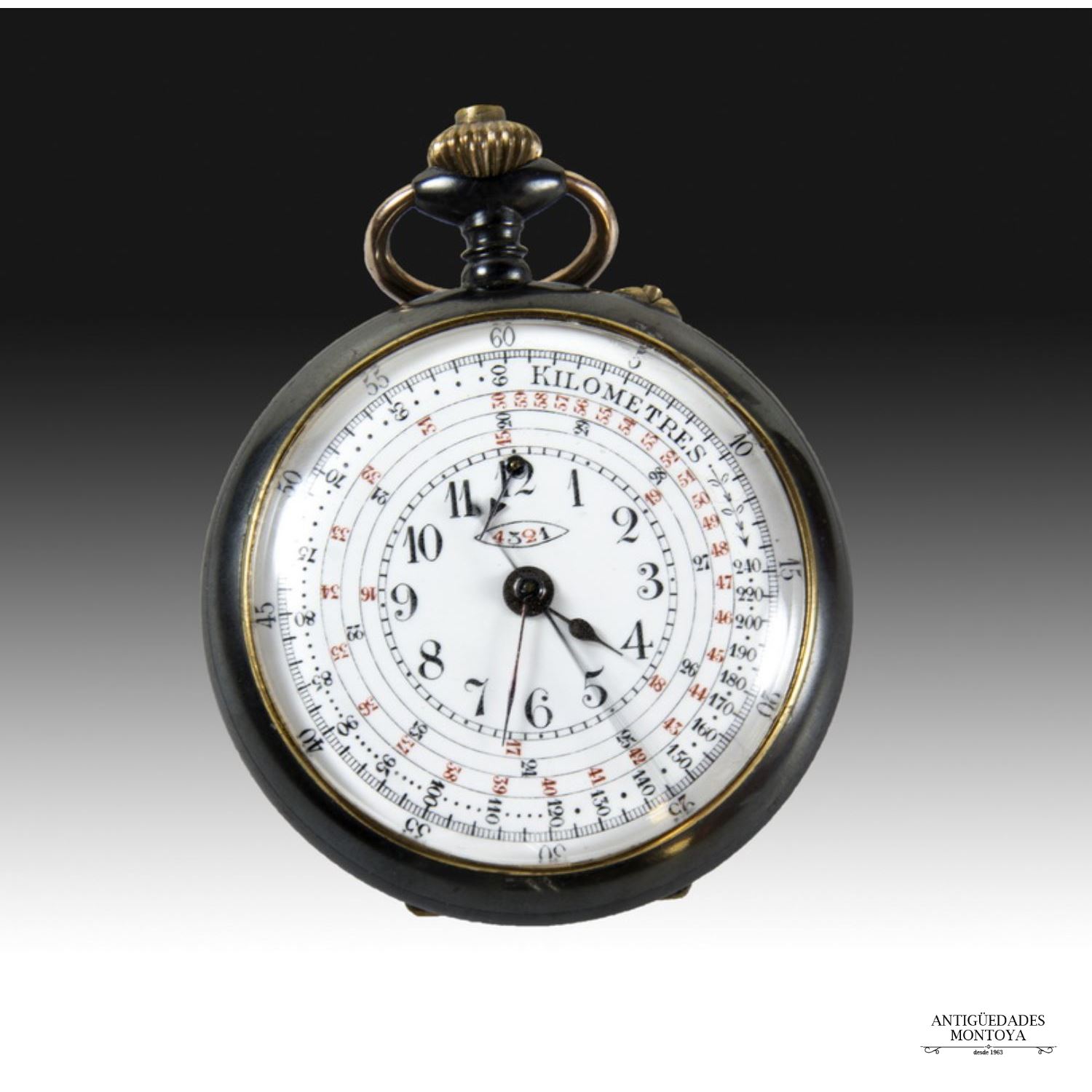 Pocket chronograph watch