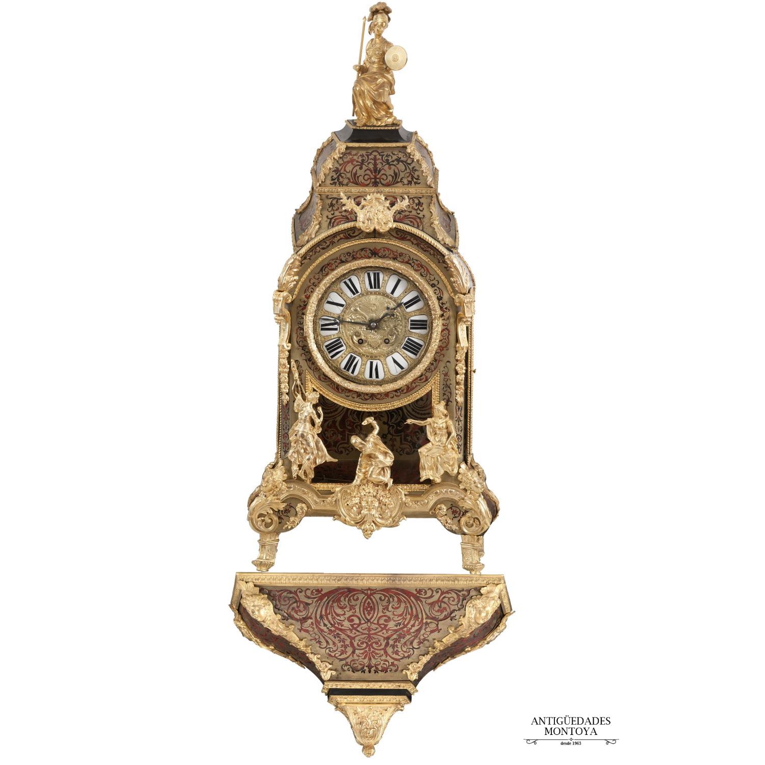 Reloj Boulle, estilo Luis XIV. Francia, C. 1880