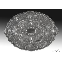 Spanish embossed silver tray. · Ref.: AM-0002874