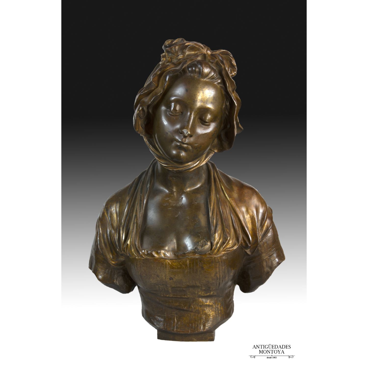 French bronze woman sxix