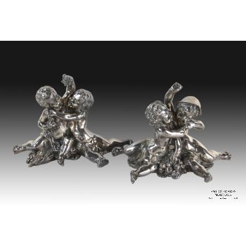 Sxix silver bronze figures · ref.: AM0003016