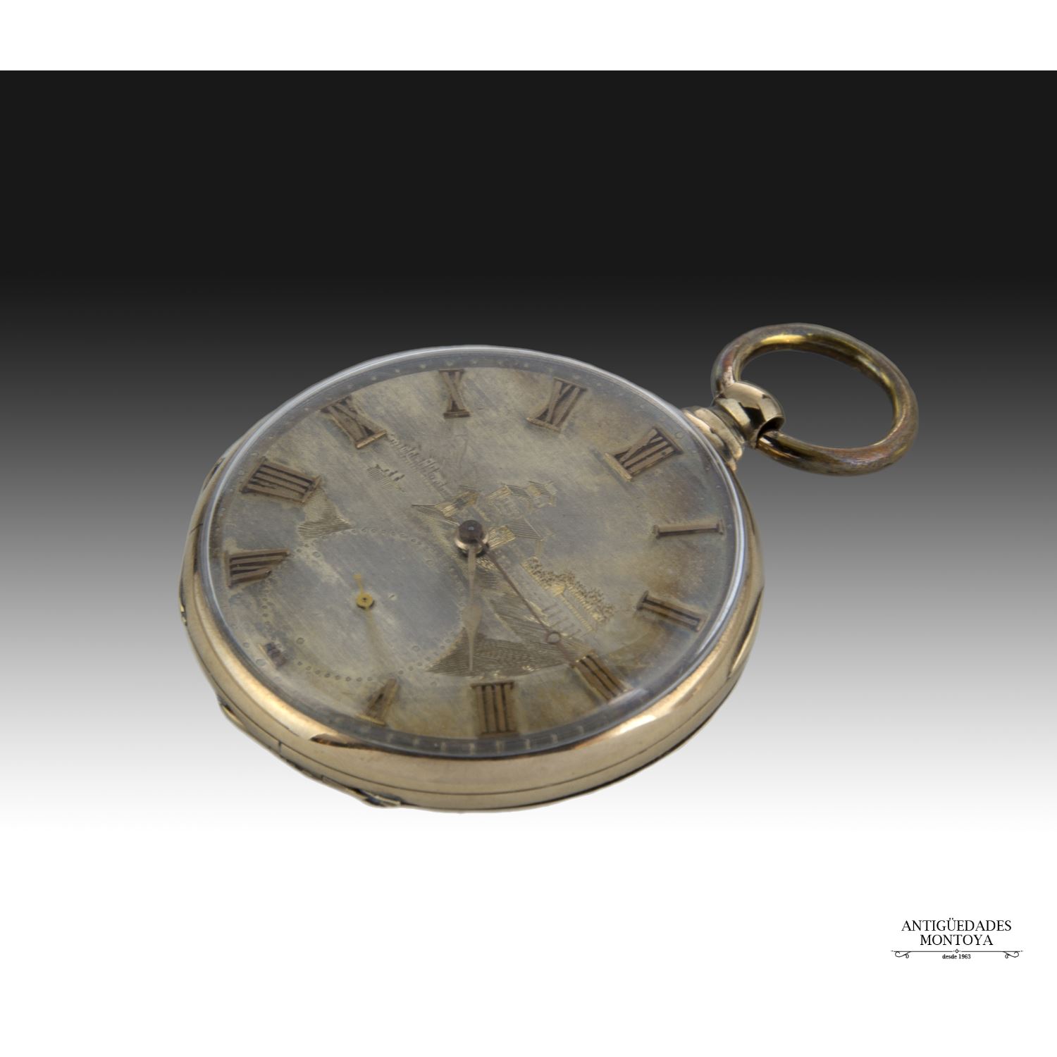 Antigüedades Montoya · Reloj de bolsillo ingles (Relojes pulsera y de bolsillo)