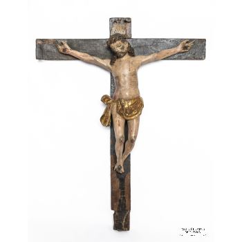 polychrome Christ 17th century · ref.: AM-0002495