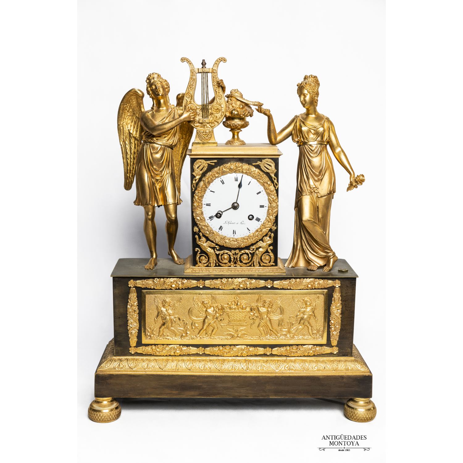 Important Imoerio 19th century clock