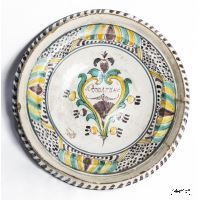 Ceramic plate 18th century · Ref.: AM-0002517